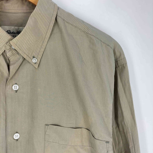 エディーバウアー Eddie Bauer 00S 白タグ ストライプ BD シャツ メンズ import:S
