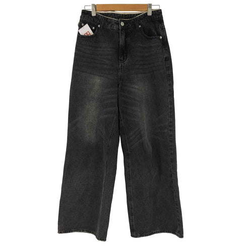 CHUU ウエストレース デニムパンツ レディース US:28-29
