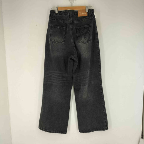 CHUU ウエストレース デニムパンツ レディース US:28-29
