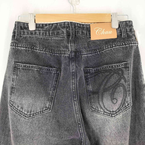 CHUU ウエストレース デニムパンツ レディース US:28-29