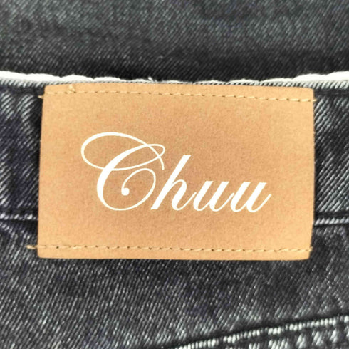 CHUU ウエストレース デニムパンツ レディース US:28-29