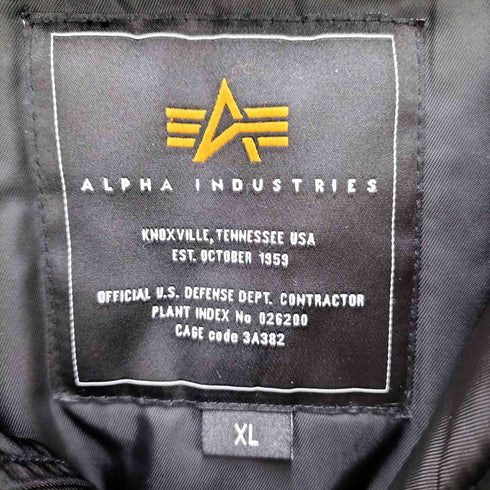 アルファインダストリーズ ALPHA INDUSTRIES N-3B フライトジャケット メンズ JPN:XL