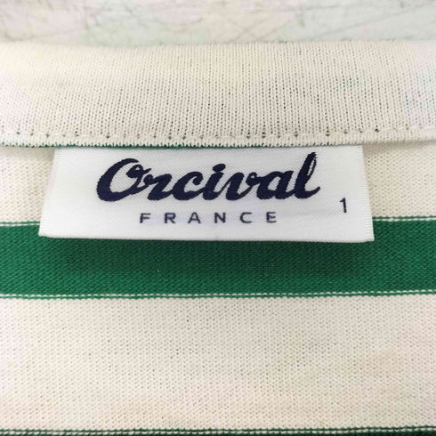 オーシバル ORCIVAL スビンジャージ クルーネック半袖Tシャツ メンズ JPN:1