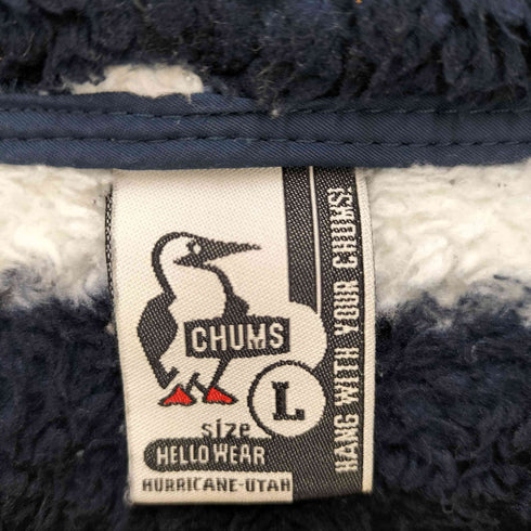 チャムス CHUMS フリースエルモフーディー メンズ JPN:L
