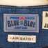 ブルーブルー BLUE BLUE インディゴ 刺し子 ベスト メンズ
