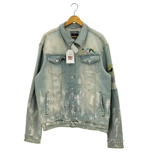 STAPLE リペア ペイント加工 デニムジャケット メンズ JPN:XL