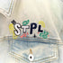 STAPLE リペア ペイント加工 デニムジャケット メンズ JPN:XL
