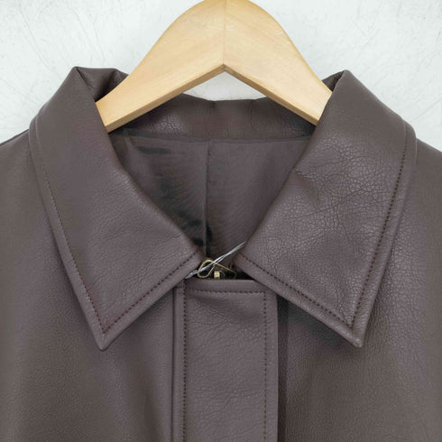 ジーユー GU フェイクレザー オーバーサイズジャケット レディース XXL