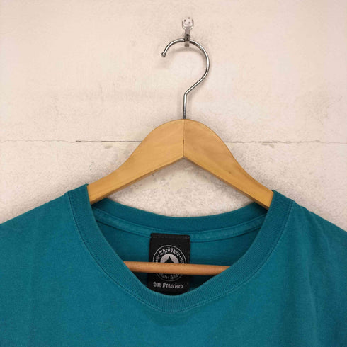 スラッシャー THRASHER フレイムロゴ フロントプリントクルーネックTシャツ メンズ L