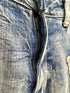 SMOKE RISE LONG STRAIGHT DYSTOPIA FRAY PATCHED JEANS メンズ 34