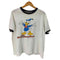 70-80s Print-Teesボディ 染み込み キャラクタープリント リンガーT Tシャツ メンズ import:L