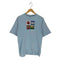 フロントプリントクルーネックTシャツ メンズ M