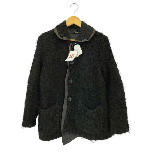 トリココムデギャルソン tricot COMME des GARCONS 03AW モヘヤ混 丸襟ウールジャケット レディース JPN:M