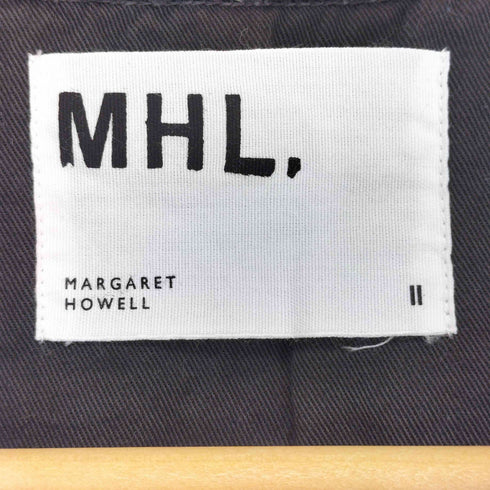 エムエイチエル MHL. VINTAGE DRY COTTON 七分丈 クルーネック Tシャツ レディース JPN:2