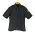カルバンクライン CALVIN KLEIN 00S ジップアップ S/S ミリタリーシャツ メンズ import:M