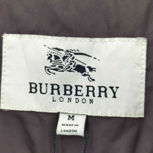 バーバリーロンドン BURBERRY LONDON 90s 英国製 裏ノヴァチェック ハーフコート レディース M