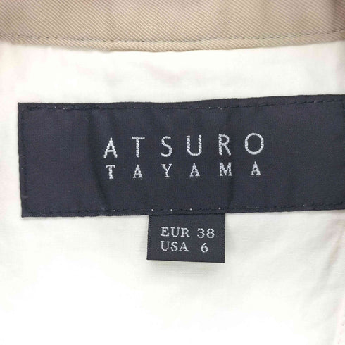 アツロウタヤマ ATSURO TAYAMA レイヤードトレンチコート レディース 38