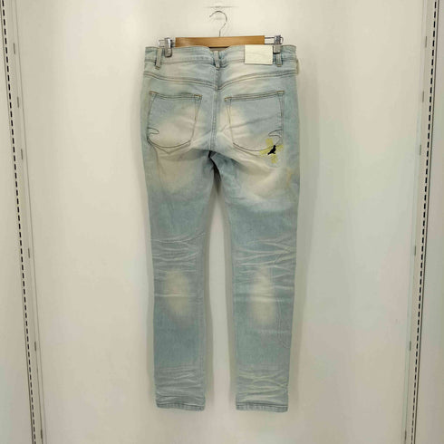 STAPLE リペア ペイント加工 デニムパンツ メンズ 32
