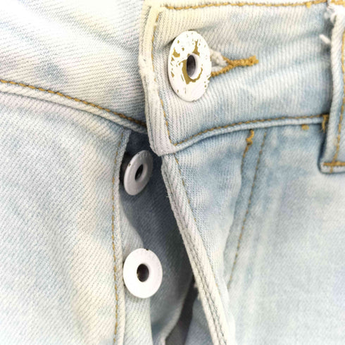 STAPLE リペア ペイント加工 デニムパンツ メンズ 32