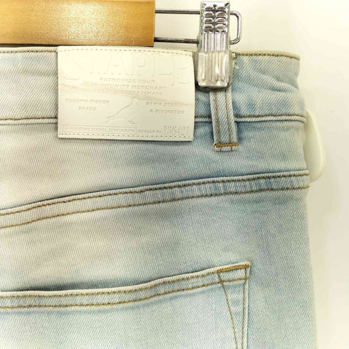 STAPLE リペア ペイント加工 デニムパンツ メンズ 32