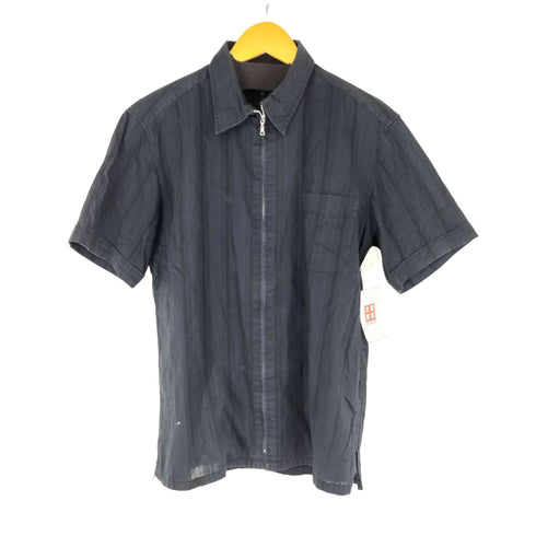 コムサイズム COMME CA ISM ジップアップ S/S シャツ メンズ JPN:L