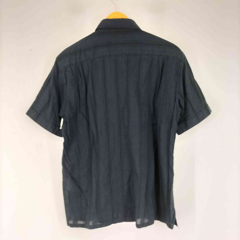 コムサイズム COMME CA ISM ジップアップ S/S シャツ メンズ JPN:L
