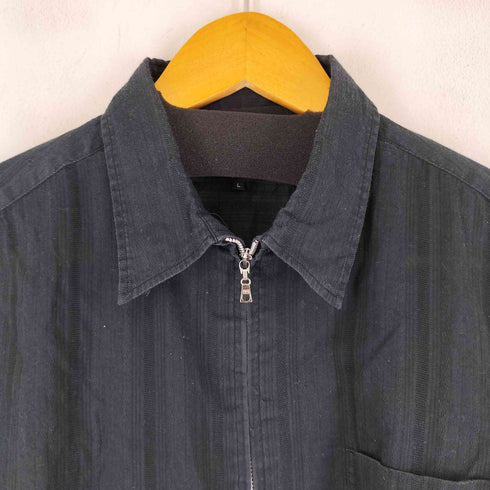 コムサイズム COMME CA ISM ジップアップ S/S シャツ メンズ JPN:L