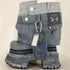 イエロー YELLO 25-26 COLLECTION BLUE JEAN BABY PLATFORM ショートブーツ レディース M