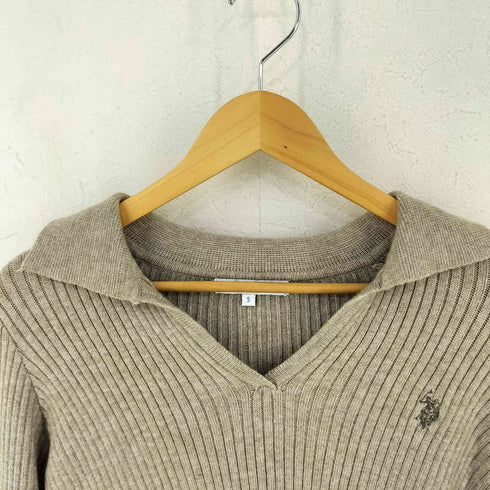 ユーエスポロアッスン U.S.POLO ASSN ニットポロシャツ レディース S