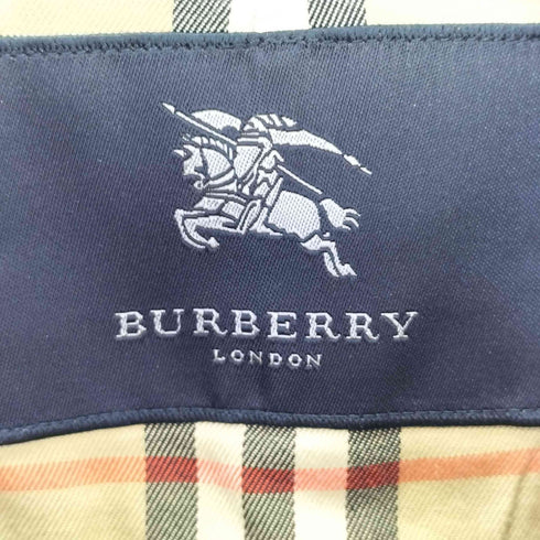 バーバリーロンドン BURBERRY LONDON 裏ノヴァチェック 比翼 ステンカラーコート メンズ
