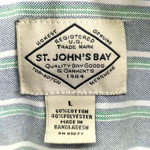 セントジョンズベイ STJOHNS BAY L/S BDストライプシャツ メンズ JPN:L