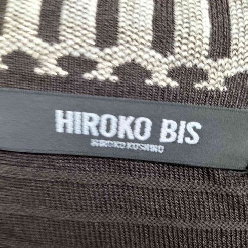 ヒロコビス HIROKO BIS モックネック リブニット レディース JPN:9号