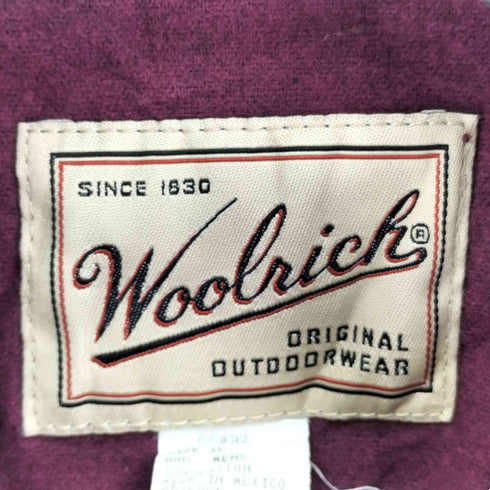 ウールリッチ WOOLRICH 90S L/S シャモアクロスシャツ メンズ JPN:XL