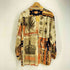 ムッシュ二コル MONSIEUR NICOLE YUKIO KOBAYASHI 80-90s レーヨン100 総柄 L/S オープンカラーシャツ メンズ