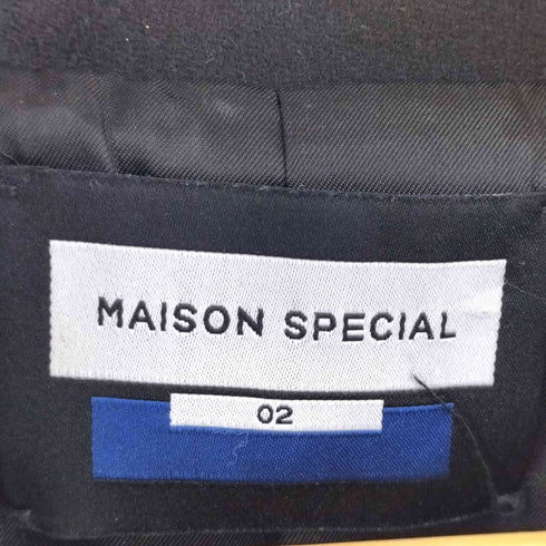 メゾンスペシャル MAISON SPECIAL Super170s Prime-Over Melton Balmachan Coat メンズ 2