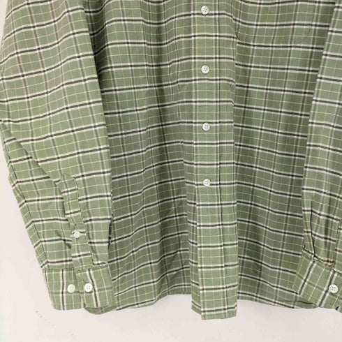 エディーバウアー Eddie Bauer 90S コットン L/S BDチェックシャツ メンズ JPN:XXL