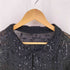 ビーズ スパンコール シアー シャツ レディース