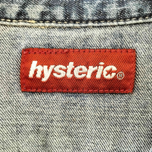 ヒステリックグラマー HYSTERIC GLAMOUR 比翼 ボタン デニムシャツジャケット レディース