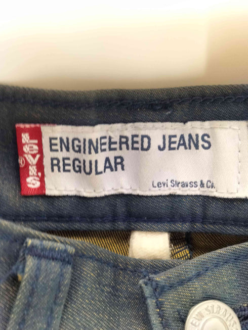 リーバイス Levis 00S 日本製 玉虫 立体裁断 ボタンフライデニムパンツ メンズ W29