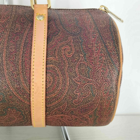 エトロ ETRO イタリア製 レザー ペイズリー柄 ミニボストン バック レディース