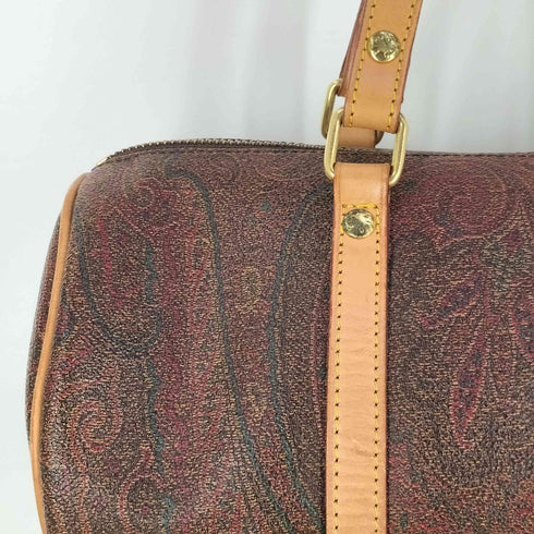 エトロ ETRO イタリア製 レザー ペイズリー柄 ミニボストン バック レディース