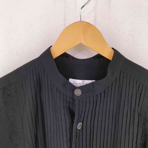 NOGARET 刺繍 デザイン シャツ メンズ XL