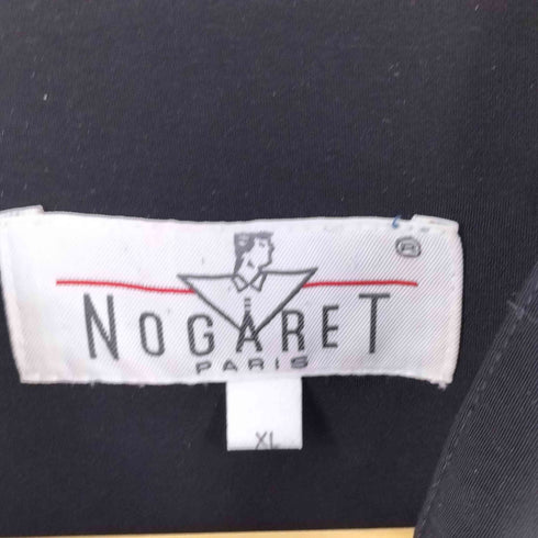 NOGARET 刺繍 デザイン シャツ メンズ XL