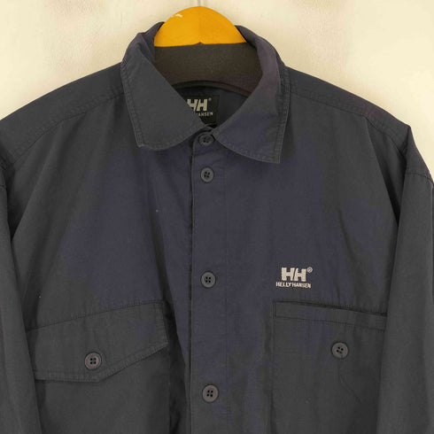 ヘリーハンセン HELLY HANSEN ロゴ刺繍 L/S ワークシャツ メンズ JPN:XL