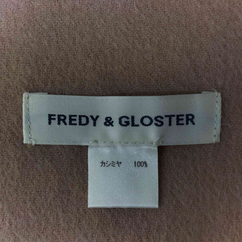 フレディアンドグロスター FREDY&GLOSTER CASHMERE100% カシミヤ フリンジ マフラー レディース
