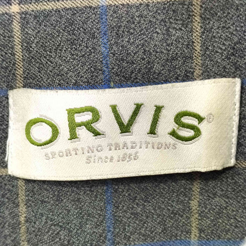 オービス ORVIS 00S チェック柄 ボタンダウンシャツ メンズ import:L