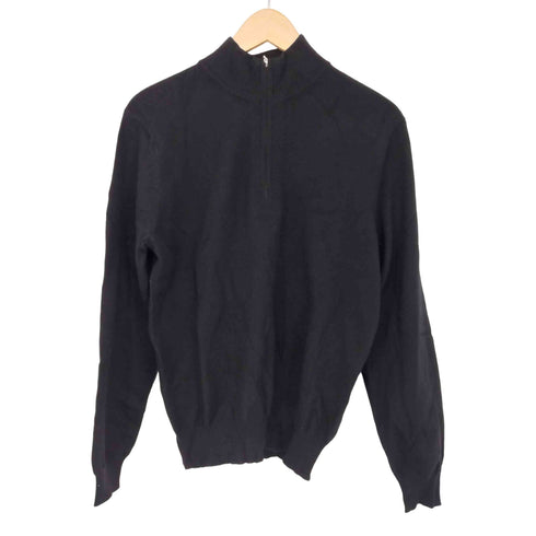 ユニクロ UNIQLO CASHMERE カシミヤ100% ハーフジップセーター メンズ JPN:S