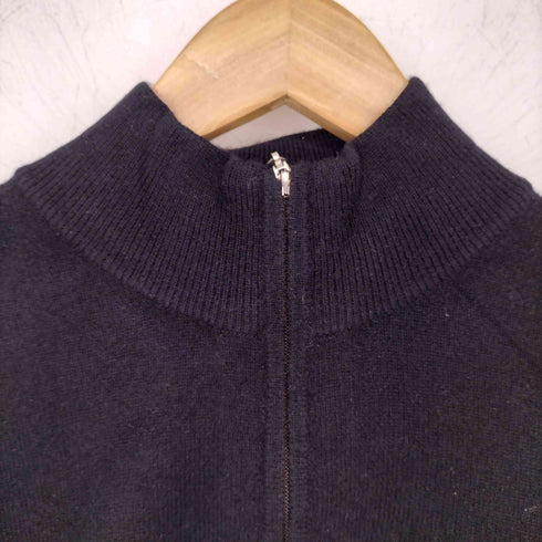 ユニクロ UNIQLO CASHMERE カシミヤ100% ハーフジップセーター メンズ JPN:S