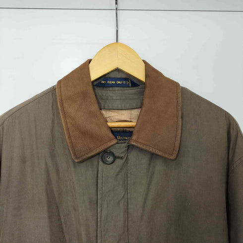 ポロバイラルフローレン Polo by RALPH LAUREN 90s Polo University ライナー付 襟レザー ハンティングジャケット メンズ import:M