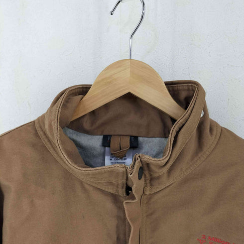 WORKRITE BENCHARK USA製 ダック地 ジップアップ ジャケット メンズ XXL